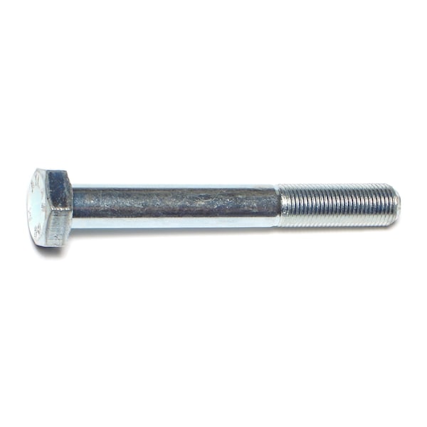 Midwest Fastener Class 8.8, M10-1.00 Hex Head Cap Screw, Zinc Plated Steel, 80 mm L, 25 PK 51340 - main